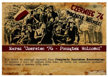 KOD marszem uczci pamięć o protestujących w czerwcu 1976 r.