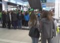 Tłumy kibiców na otwarciu wyspy Radomiaka w Galerii!