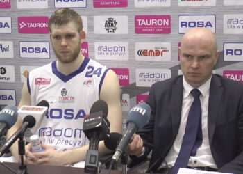 Konferencja prasowa po meczu Rosa – Anwil