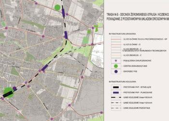 Będzie projekt kolejnego odcinka trasy N-S od ulicy Żeromskiego do ulicy Kozienickiej