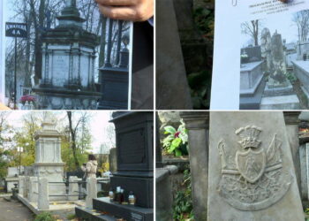 Kolejne dwa zabytkowe nagrobki na cmentarzu przy ulicy Limanowskiego odnowione