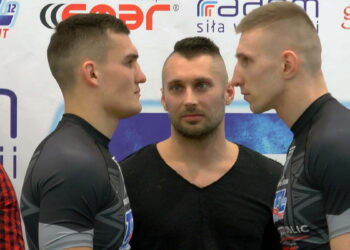 Ceremonia ważenia przed galą Thunderstrike Fight League 12 w Radomiu