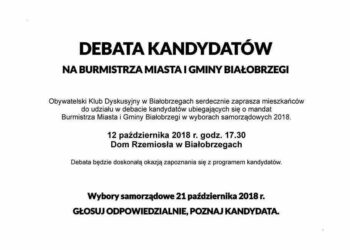 Debata kandydatów na Burmistrza Miasta i Gminy Białobrzegi