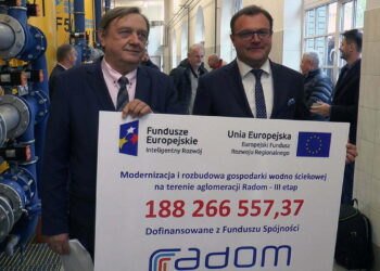 Prawie 190 mln zł na modernizację sieci wodno – kanalizacyjnej w Radomiu