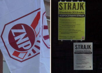 Pierwszy dzień ogólnopolskiego strajku nauczycieli i pracowników oświaty