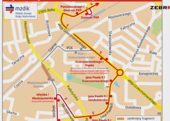 Od soboty zmiana na trasie autobusów miejskich linii nr 6