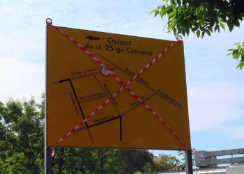 Ulica 25 Czerwca będzie zamknięta dla ruchu