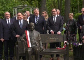 Postać zasłużonego premiera upamiętniona w Parku Kościuszki