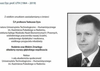 Nie żyje prof. Tadeusz Dyr