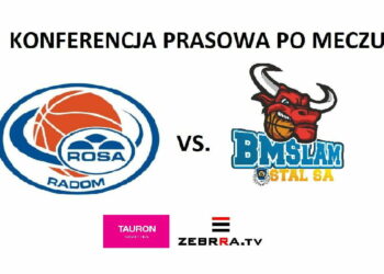 Konferencja prasowa po meczu ROSA – BM SLAM STAL