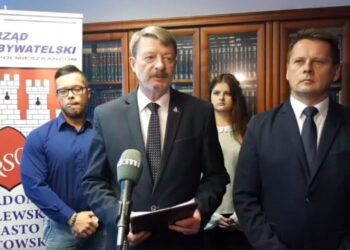 Konferencja prasowa Radomskiego Samorządu Obywatelskiego po wyborach samorządowych