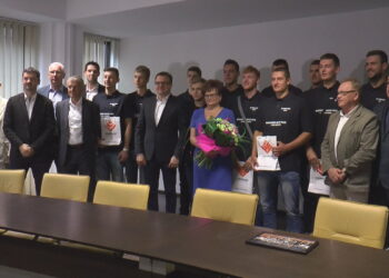 Złoci medaliści Młodzieżowych Mistrzostw Polski z wizytą u prezydenta!