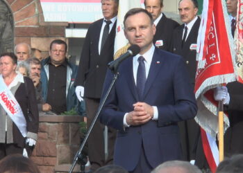 Prezydent Andrzej Duda na obchodach Czerwca 76′ w Radomiu