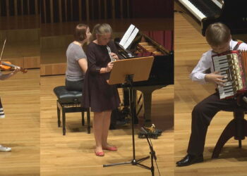 Koncert uczniów ZSM – W. Perzyńska, A. Tomczyk, K. Paduch