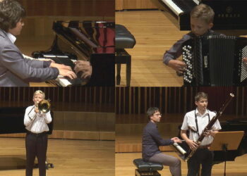 Koncert uczniów ZSM – W. Słomka, A. Siewierski, A. Witczak, P. Chruślak, Ł. Kalita