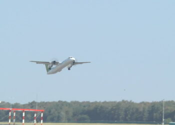 Pierwszy samolot Air Baltic wystartował z Radomia do Rygi!