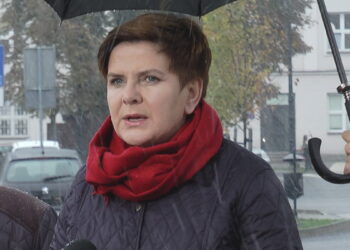 Beata Szydło w Radomiu o remoncie kolejowej ósemki